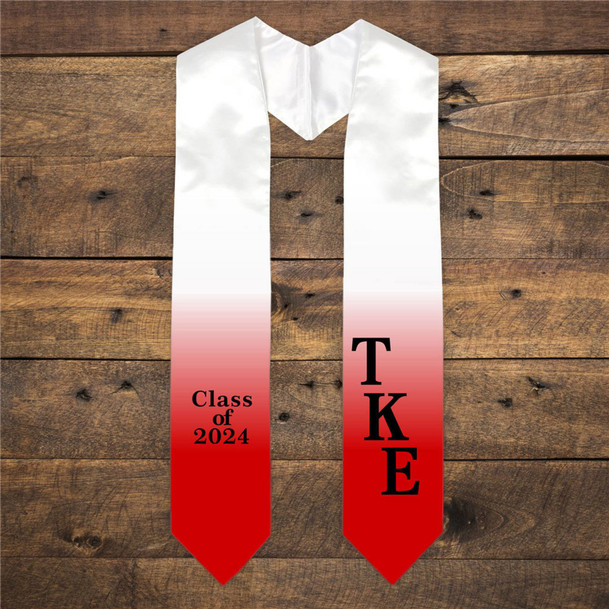 Tau Kappa Epsilon Extra Fancy Classic Greek Graduation Stole