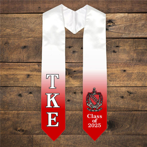  Tau Kappa Epsilon Extra Fancy Greek Class Of  Graduation Stole 