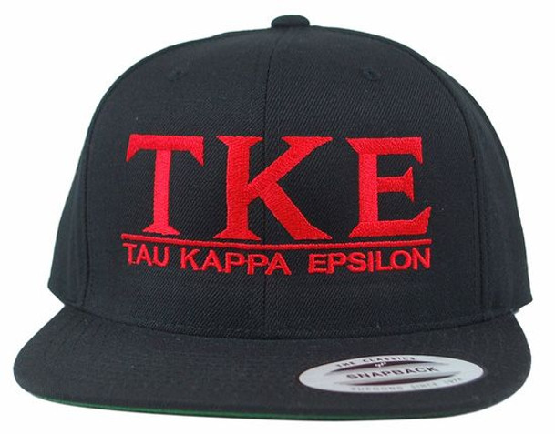 Tau Kappa Epsilon Flatbill Snapback Hats Original