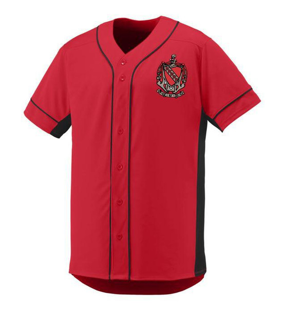  Tau Kappa Epsilon Game 7 Full-Button Baseball Jersey 