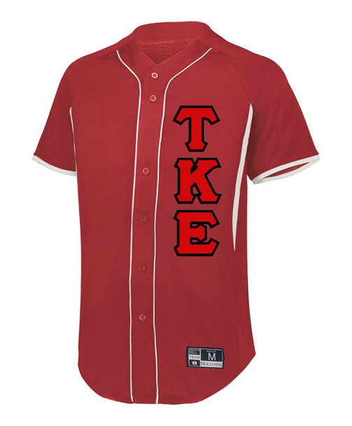 Tau Kappa Epsilon Lettered Baseball Jersey