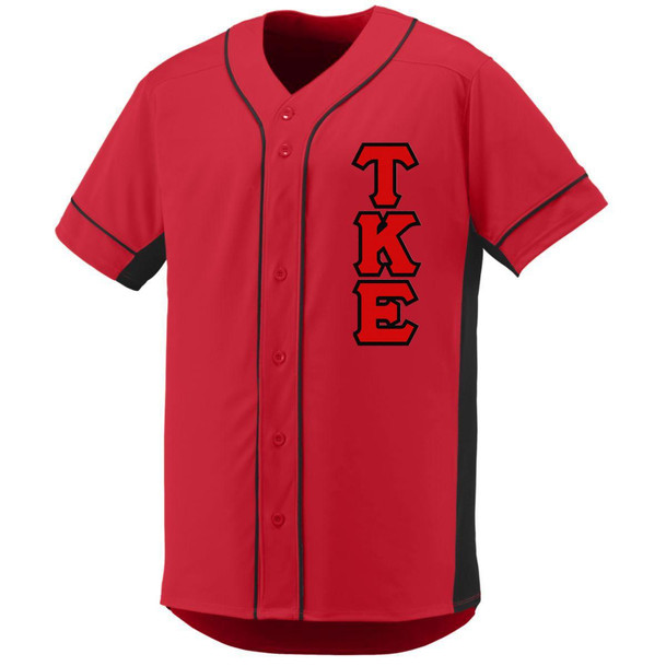  Tau Kappa Epsilon Lettered Baseball Jersey 