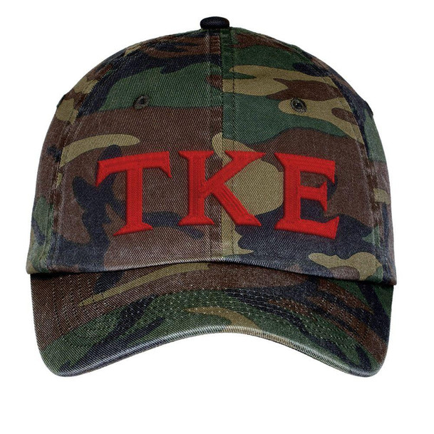  Tau Kappa Epsilon Lettered Camouflage Hat 