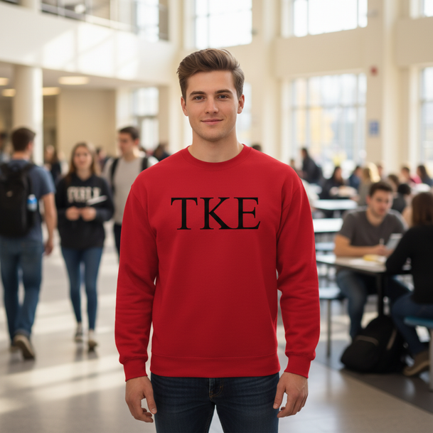 Tau Kappa Epsilon Lettered World Famous Greek Crewneck