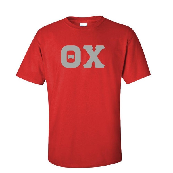  Theta Chi Discount Twill Lettered Tee 