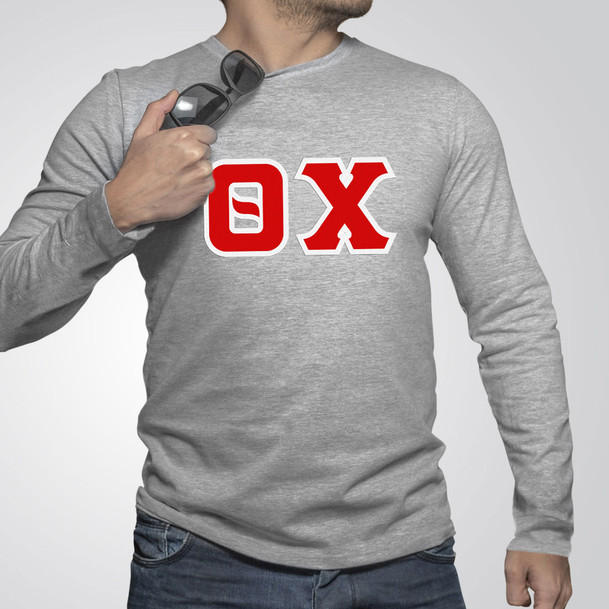 Theta Chi Custom Twill Long Sleeve T-Shirt