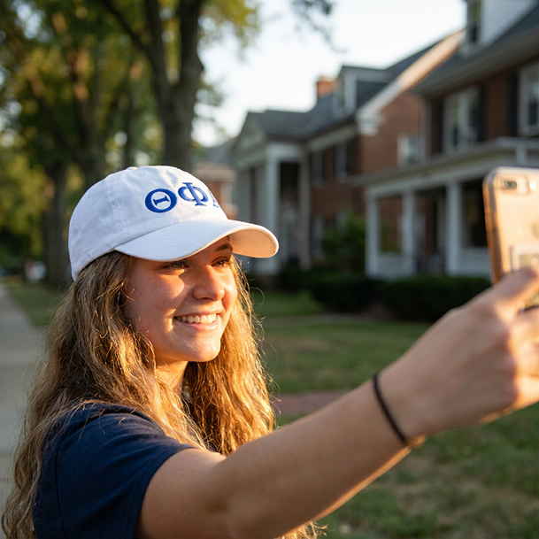 Theta Phi Alpha Greek Letter Hat