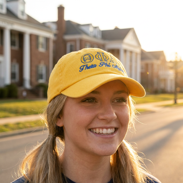 Theta Phi Alpha Script Cap