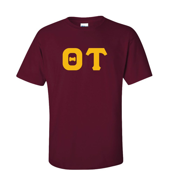 Theta Tau Discount Twill Lettered Tee