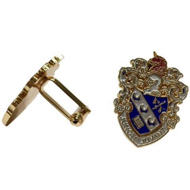 Theta Xi Color Crest - Shield Cuff links