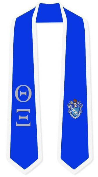 DISCOUNT-Theta Xi Greek 2 Tone Lettered Graduation Sash Stole 