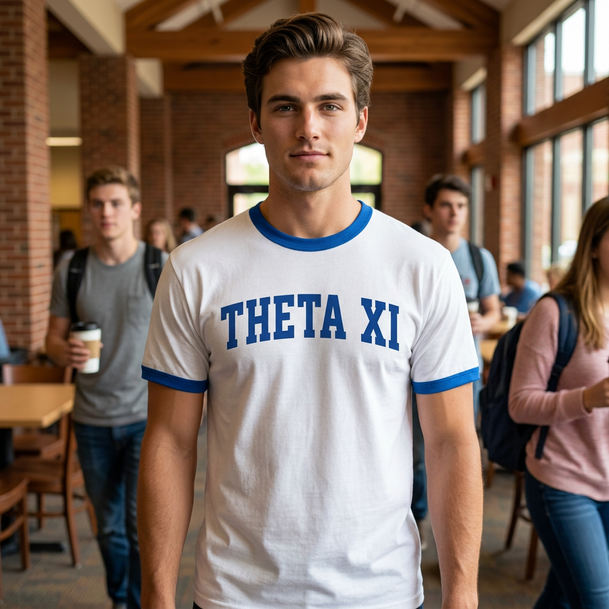 Theta xi Ringer T-shirt