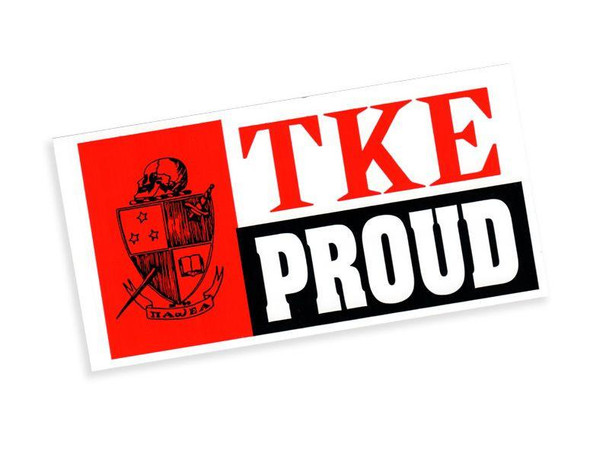  TKE Proud Bumper Sticker - CLOSEOUT 