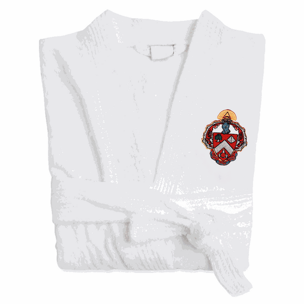  DISCOUNT-Triangle Fraternity Patch Bathrobe 