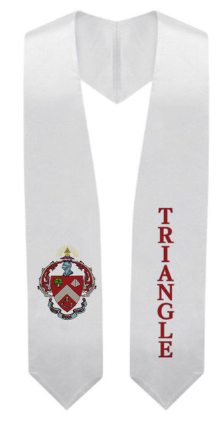 Triangle Super Crest - Shield Graduation Stole