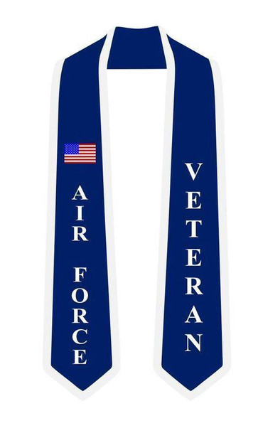  Air Force Graduation 2 Tone Sash Stole 