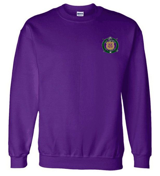 DISCOUNT-World Famous Crest - Shield Greek Sweatshirt