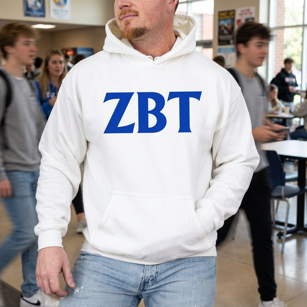Zeta Beta Tau letter Hoodie