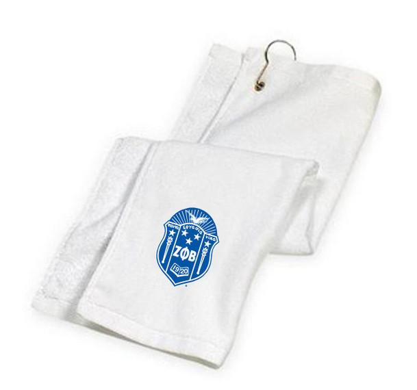  DISCOUNT-Zeta Phi Beta Crest Golf Towel 