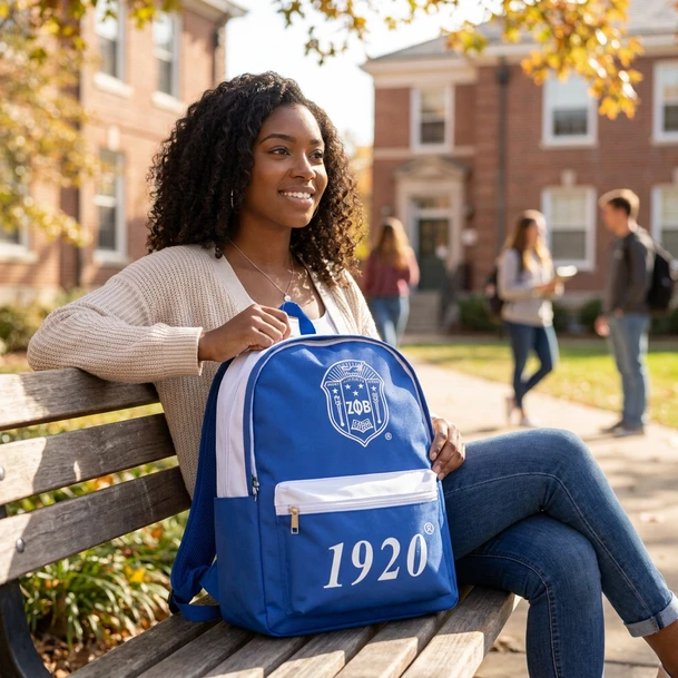 Zeta Phi Beta USB Port Backpack