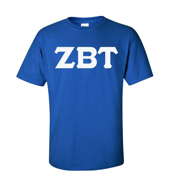  Zeta Beta Tau Discount Twill Lettered Tee 
