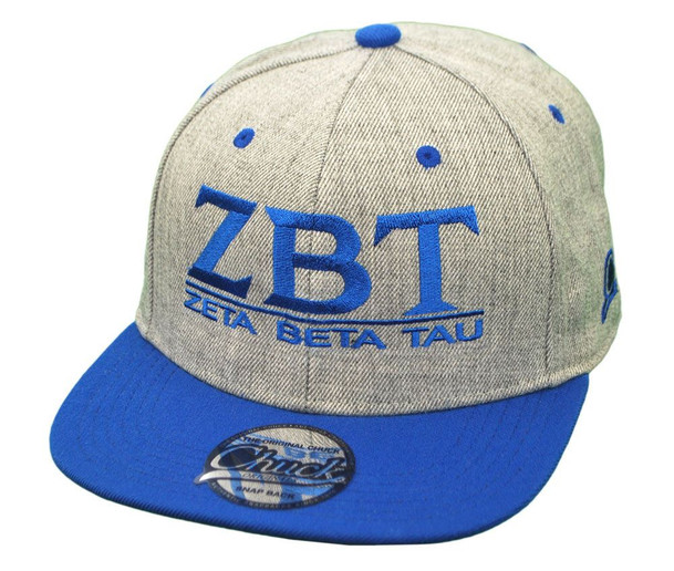 Zeta Beta Tau Flatbill Snapback Hats Original