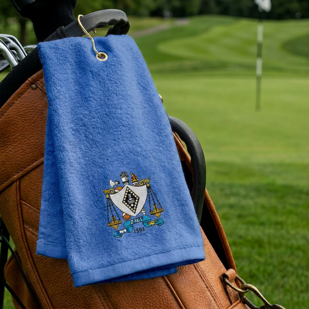DISCOUNT-Zeta Beta Tau Golf Towel