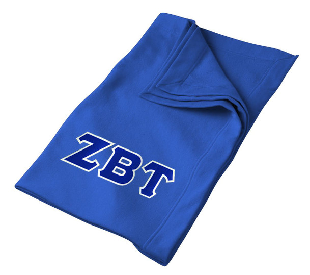 DISCOUNT-Zeta Beta Tau Twill Sweatshirt Blanket