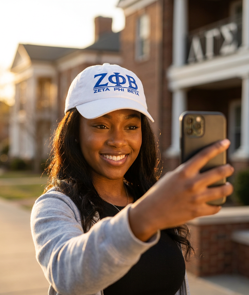 Zeta Phi Beta World Famous Line Hat