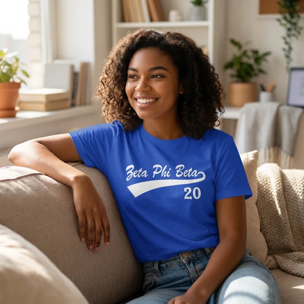 Zeta Phi Beta Tail T-Shirts