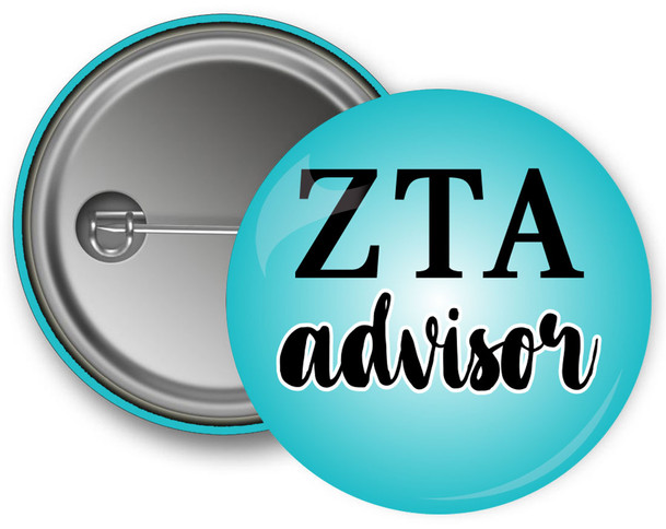 Zeta Tau Alpha Advisor Button