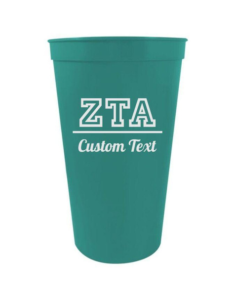  Zeta Tau Alpha Custom Greek Collegiate Stadium Cup 