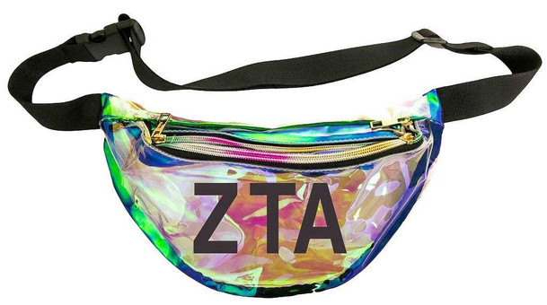 Sorority Shop Zeta Tau Alpha Holographic Fanny Pack 