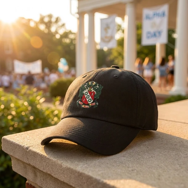 DISCOUNT-Alpha Gamma Delta Crest - Shield Hat
