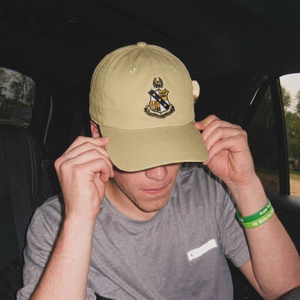 DISCOUNT-Alpha Sigma Phi Crest - Shield Hat