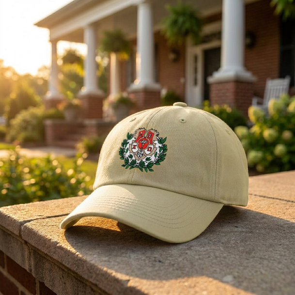DISCOUNT-Chi Omega Crest - Shield Hat