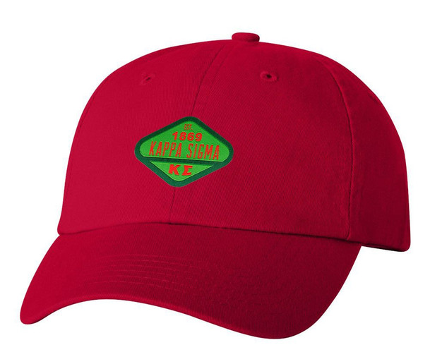 DISCOUNT-Kappa Sigma Woven Emblem Hat