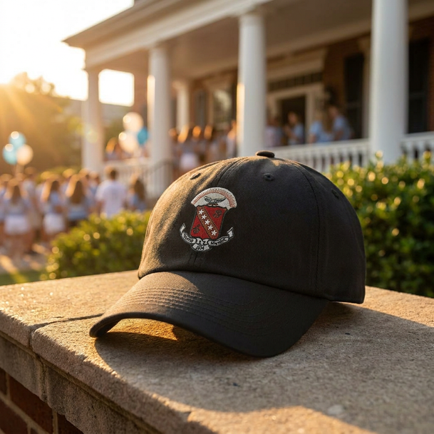 DISCOUNT-Sigma Kappa Crest - Shield Hat