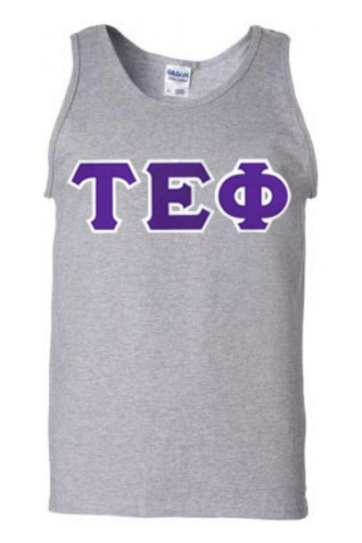  DISCOUNT- Tau Epsilon Phi Lettered Tank Top 