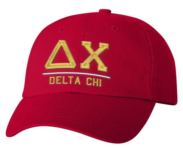 Delta Chi Old School Greek Letter Hat