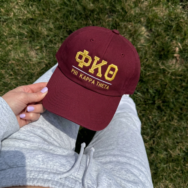 Phi Kappa Theta Old School Greek Letter Hat