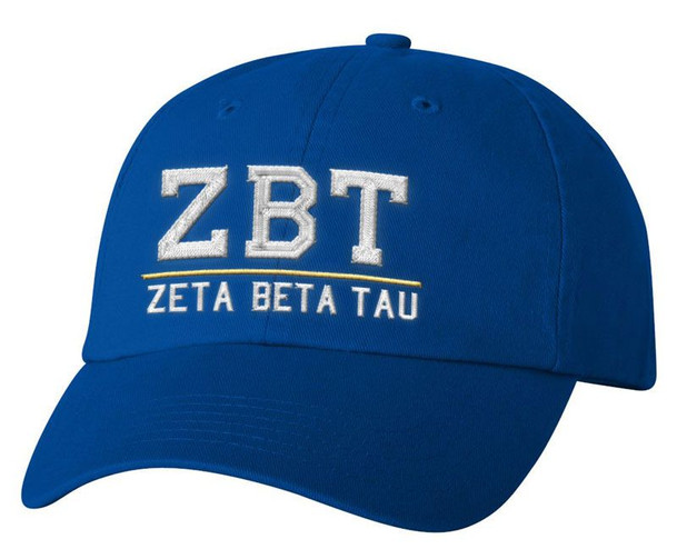Zeta Beta Tau Old School Greek Letter Hat