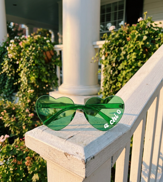 Sorority Heart Shaped Sunglasses
