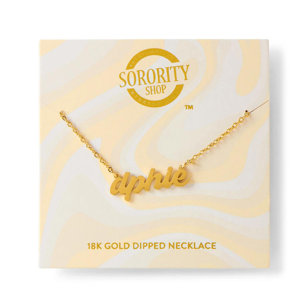 Sorority Shop Delta Phi Epsilon Retro Nickname Necklaces 
