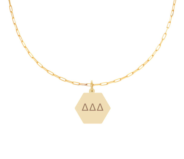 Delta Delta Delta Paperclip Necklaces