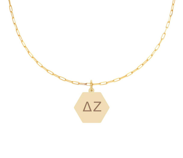 Sorority Shop Delta Zeta Paperclip Necklaces 