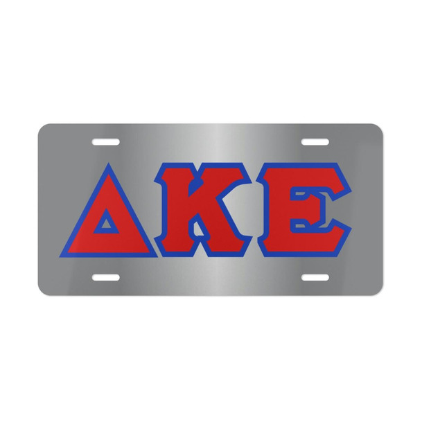 Printify DELTA KAPPA EPSILON LETTERED LICENSE COVERS 