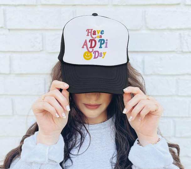 Printify Have An A D Pi Day Trucker Caps 