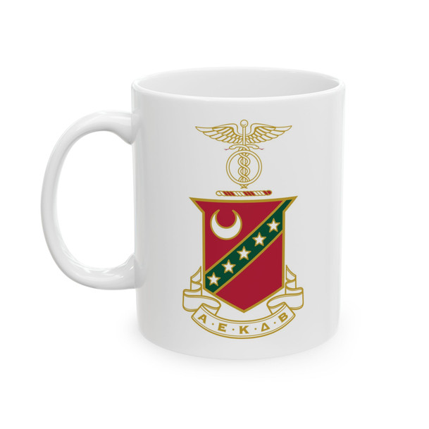 Kappa Sigma Crest Ceramic Coffee Cup, 11oz