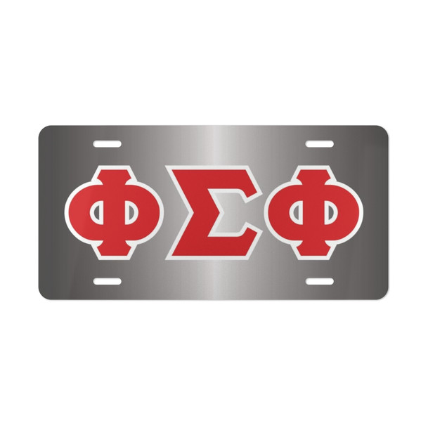 PHI SIGMA PHI LETTERED LICENSE COVERS